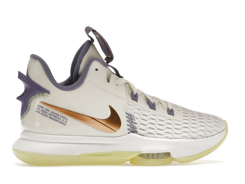 Nike LeBron Witness 5 Summit White Metallic Bronze