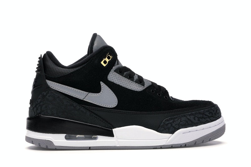 Jordan 3 Retro Tinker Black Cement Gold