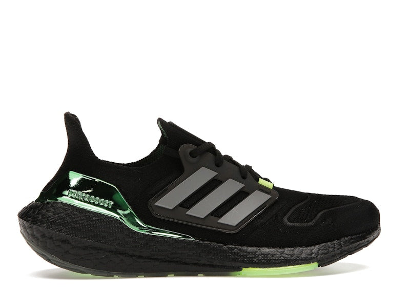adidas Ultra Boost 22 Black Iron Metallic Beam Green
