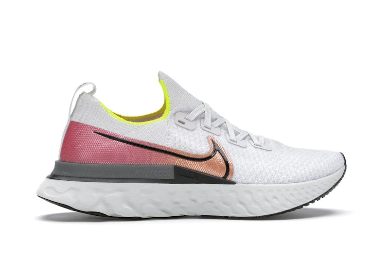 Nike React Infinity Run Platinum Tint Pink Blast