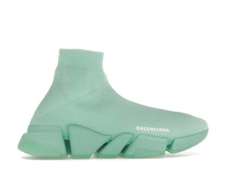 Balenciaga Speed 2.0 Recycled Transparent Sole Green (Women's)