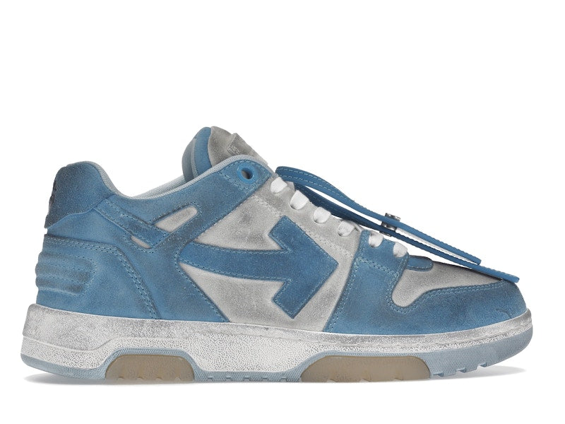 OFF-WHITE OOO Low Out Of Office Suede White Light Blue