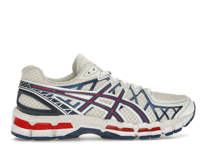 ASICS Gel-Kayano 20 Cream Blue Red