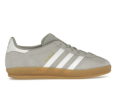 adidas Gazelle Indoor Grey Cloud White Gold Metallic