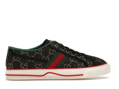 Gucci Tennis 1977 GG Logo Black Multi