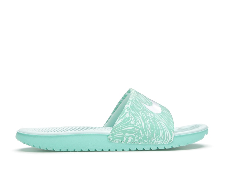 Nike Kawa Slide Print Emerald Rise (GS)