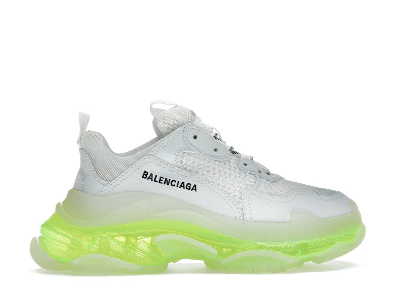 Balenciaga Triple S Clear Sole White Fluo Yellow (Women's)