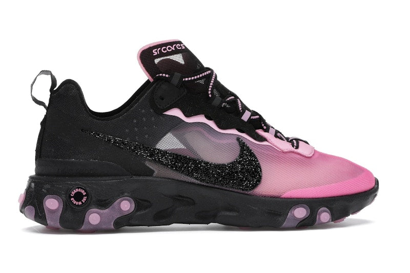 Nike React Element 87 Sneakerroom Breast Cancer Awareness Swarovski