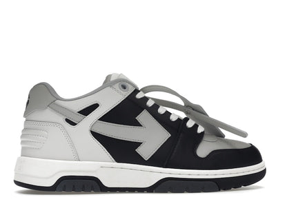 OFF-WHITE Out Of Office OOO Low Tops Light Grey Black