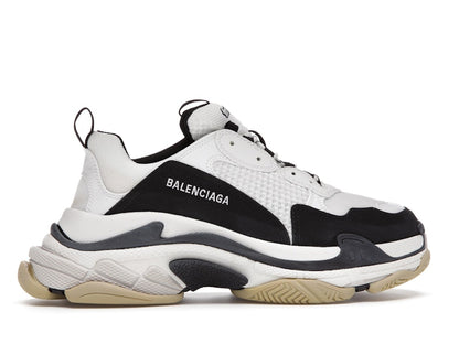 Balenciaga Triple S White Black