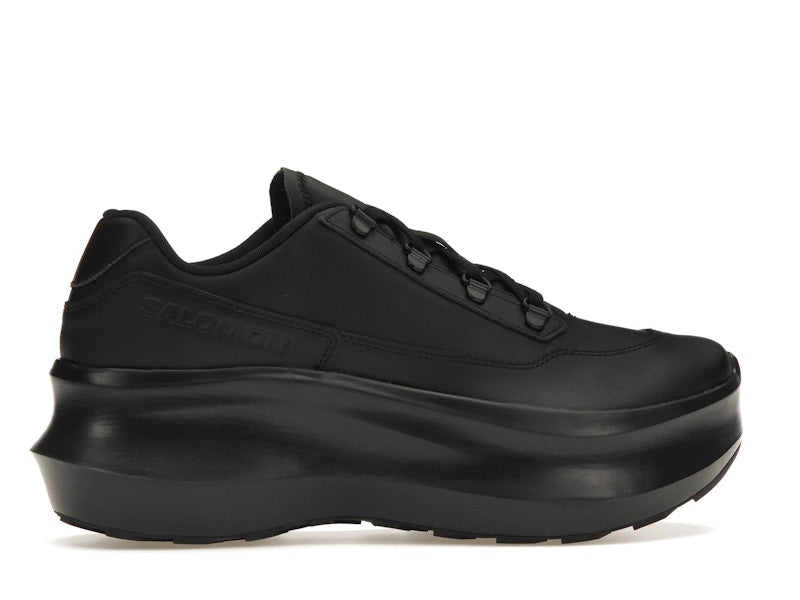 Salomon SR811 Leather Platform Comme des Garcons Black