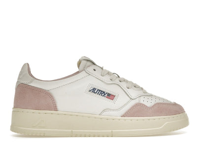 Autry Medalist Leather Low White Powder (Women's)