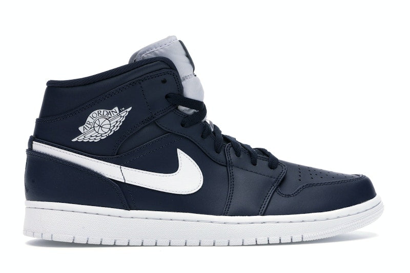 Jordan 1 Retro Mid Obsidian White