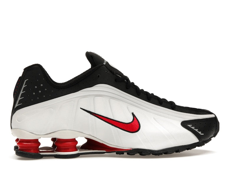Nike Shox R4 Platinum Tint University Red Black