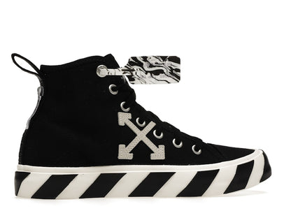 OFF-WHITE Vulcanized Mid Top Black White