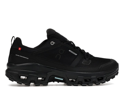 On Running Cloudrock Low Waterproof All Black