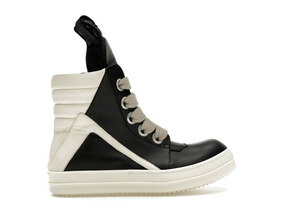 Rick Owens GeoBasket Oversized Eylet Black Milk