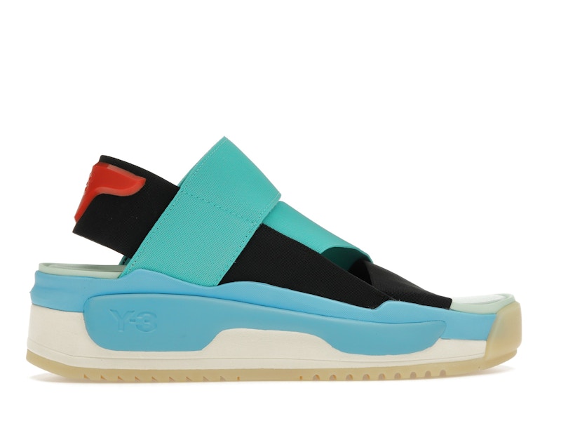 adidas Y-3 Hokori Sandal Black Mint Cyan