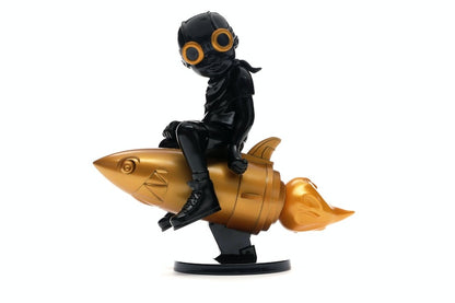 Hebru Brantley x Billionaire Boys Club x Bait Beyond The Beyond Fly Boy Figure 9 Inches Black/Gold