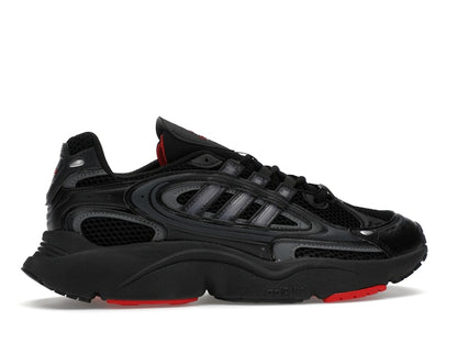 adidas Ozmillen Core Black Grey Better Scarlet