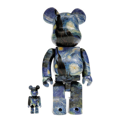 Bearbrick Vincent van Gogh The Starry Night 100% & 400% Set