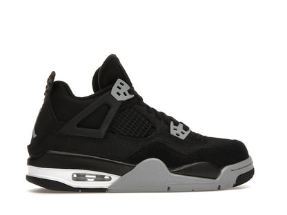 Jordan 4 Retro Black Canvas (GS)