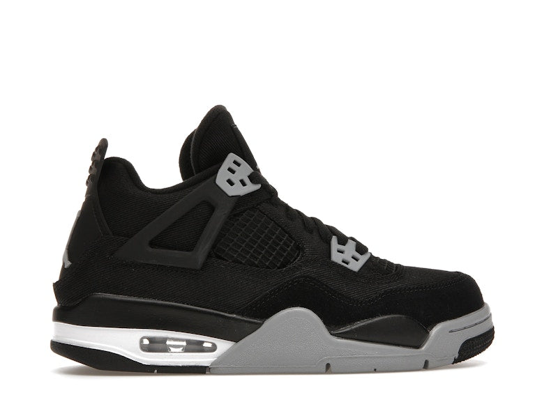 Jordan 4 Retro Black Canvas (GS)