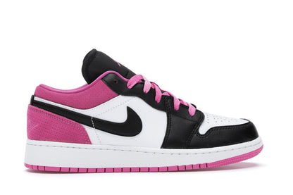 Jordan 1 Low Black Active Fuchsia (GS)