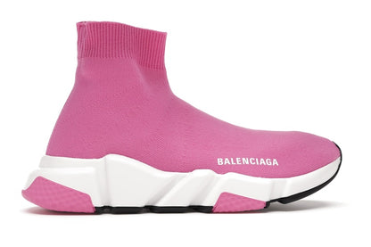 Balenciaga Speed Trainers Mid Pink White (Women's)