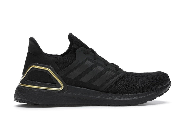 adidas Ultra Boost 20 Core Black Gold Metallic