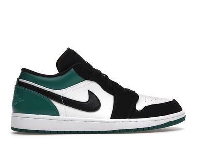 Jordan 1 Low White Black Mystic Green