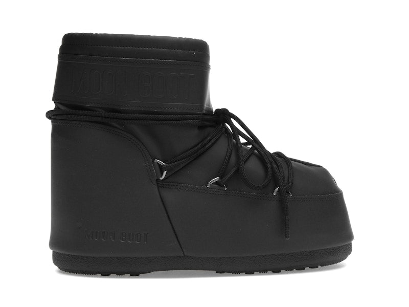 Moon Boot Icon Rubber Low Boot Black