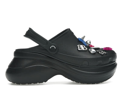 Balenciaga x Crocs Mule Black Multicolor Jibbitz (Women's)