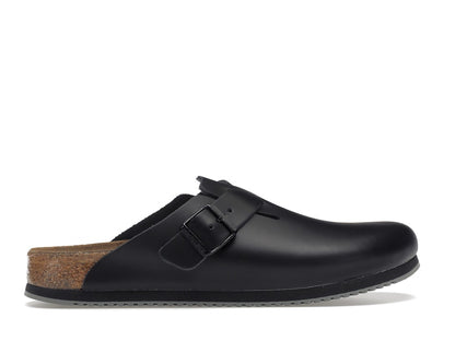 Birkenstock Boston Super Grip Leather Black
