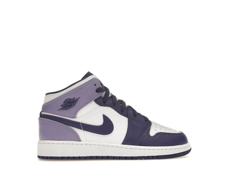 Jordan 1 Mid White Sky J Purple (GS)