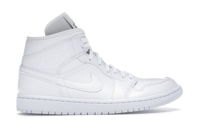 Jordan 1 Mid White Snakeskin (Women's)
