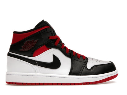 Jordan 1 Mid Gym Red Black Toe