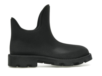 Burberry Marsh Round-Toe Ankle Boots Black