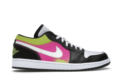 Jordan 1 Low Black Active Fuchsia Cyber