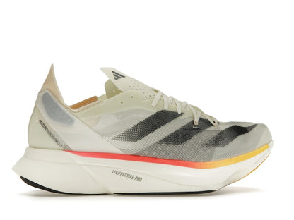 adidas Adizero Adios Pro 3 Ivory Core Black Crystal Sand