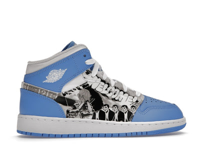 Jordan 1 Mid Sneaker School Game Winner (GS)