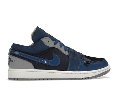 Jordan 1 Low SE Craft Obsidian French Blue Ashen Slate White