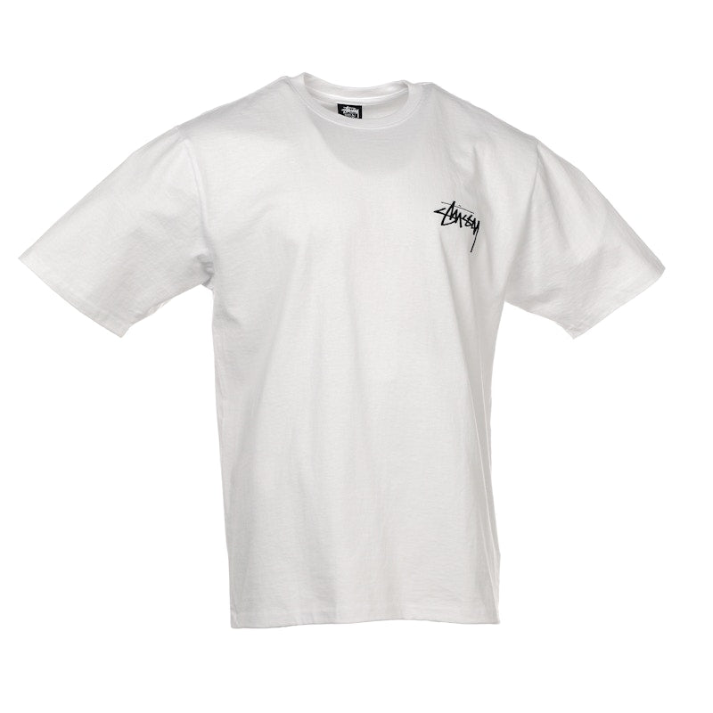 Stussy Fuzzy Dice Tee White