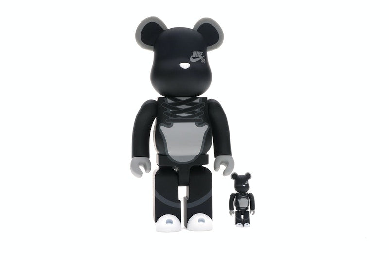 Bearbrick Nike SB 100% & 400% Set Black