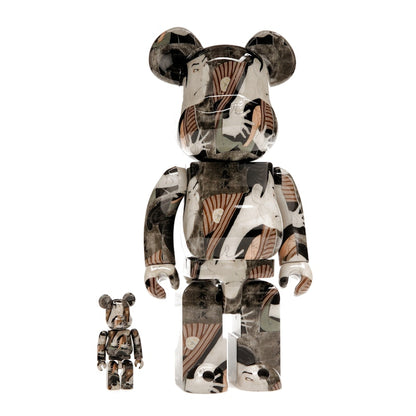 Bearbrick Sharaku Toshusai (Otani Oniji III as Yakko Edobei) 100% & 400% Set