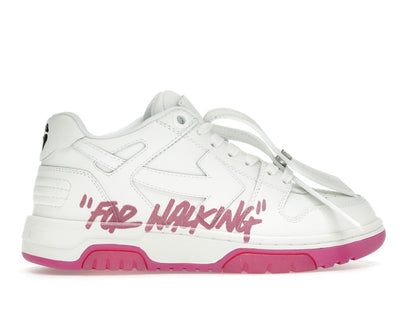 OFF-WHITE Out Of Office Low Tops (W) For Walking Fuschia
