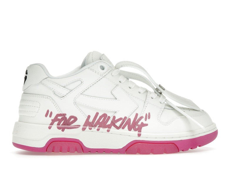 OFF-WHITE Out Of Office Low Tops (W) For Walking Fuschia