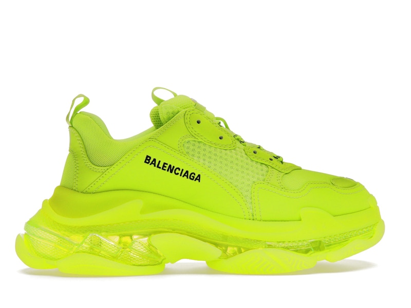 Balenciaga Triple S Clear Sole Fluo Yellow
