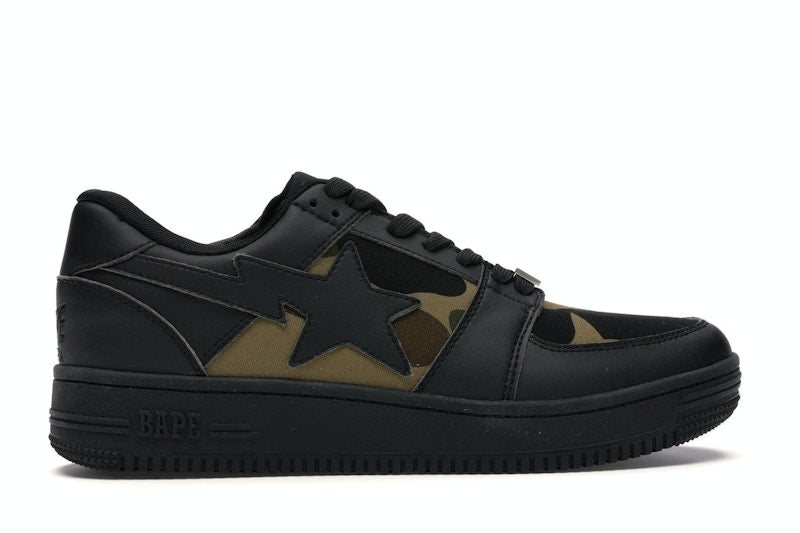 Bape 1st Camo Bape Sta Low Black