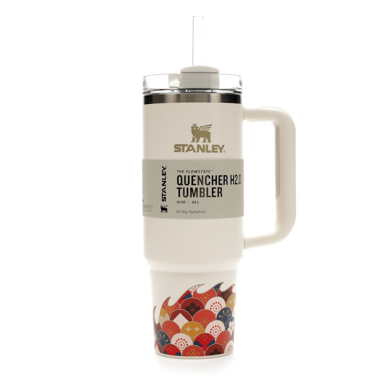 Stanley The Lunar New Year Limited Edition Flowstate Quencher 30oz Tumbler Cream Dragon